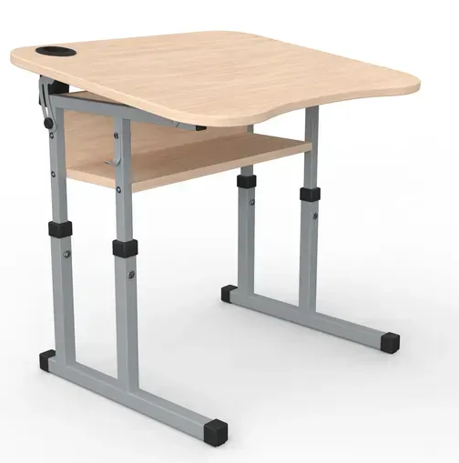 Стіл учнівський №3-6 з регулюванням куту нахилу стільниці 700х500 МФ Вересень